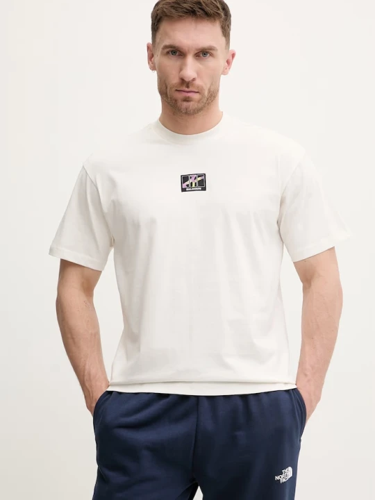 Zdjęcie produktu Salomon t-shirt bawełniany WILD RAYS beżowy
