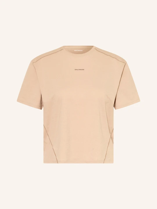 Zdjęcie produktu Salomon T-Shirt Trackline weiss KREMOWY