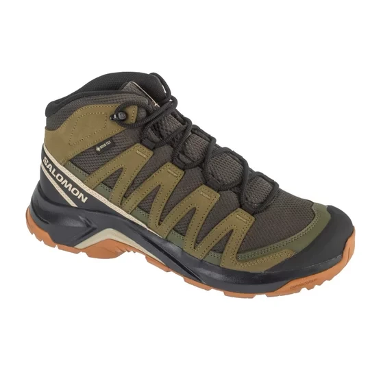 Zdjęcie produktu Salomon X-Adventure Recon Mid GTX L47814600, Męskie, Zielone, buty trekkingowe, przewiewna siateczka, rozmiar: 42