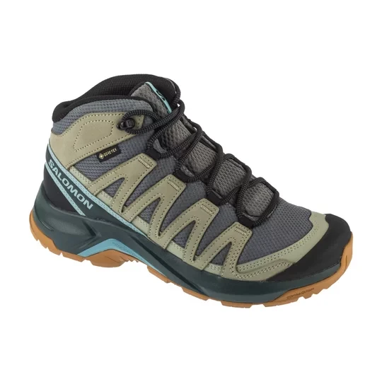 Zdjęcie produktu Salomon X-Adventure Recon Mid GTX W L47815300, Damskie, Zielone, buty trekkingowe, przewiewna siateczka, rozmiar: 37 1/3