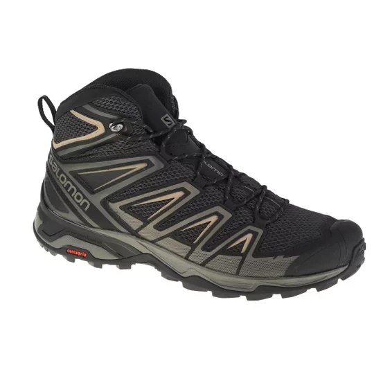 Zdjęcie produktu Salomon X Ultra Mid 3 Aero 410439, Męskie, Czarne, buty trekkingowe, tkanina, rozmiar: 47 1 / 3