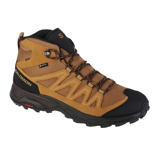 Zdjęcie produktu Salomon X Ward Leather Mid GTX 471818, Męskie, Brązowe, buty trekkingowe, skóra zamszowa, rozmiar: 43 1/3