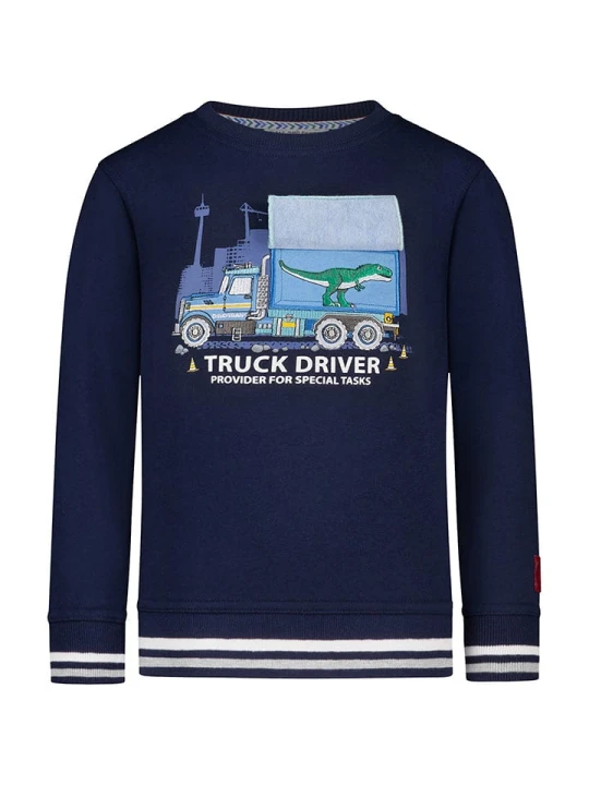 Zdjęcie produktu Salt and Pepper Bluza "Truck" w kolorze granatowym rozmiar: 104/110
