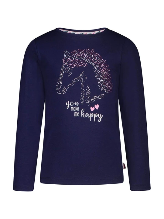 Zdjęcie produktu Salt and Pepper Koszulka "Glitter horse" w kolorze granatowym rozmiar: 116/122