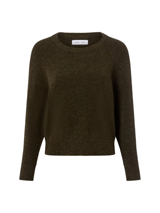 Zdjęcie produktu Samsøe Samsøe sweter z dzianiny - Nor o-n Short z zawartością alpaki i merynosów Kobiety zielony