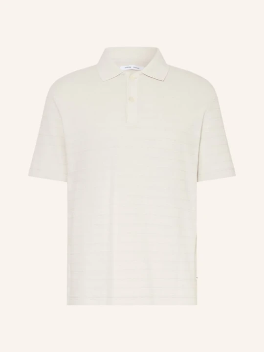 Zdjęcie produktu Samsøe Samsøe Dzianinowa Koszulka Polo Sajase beige