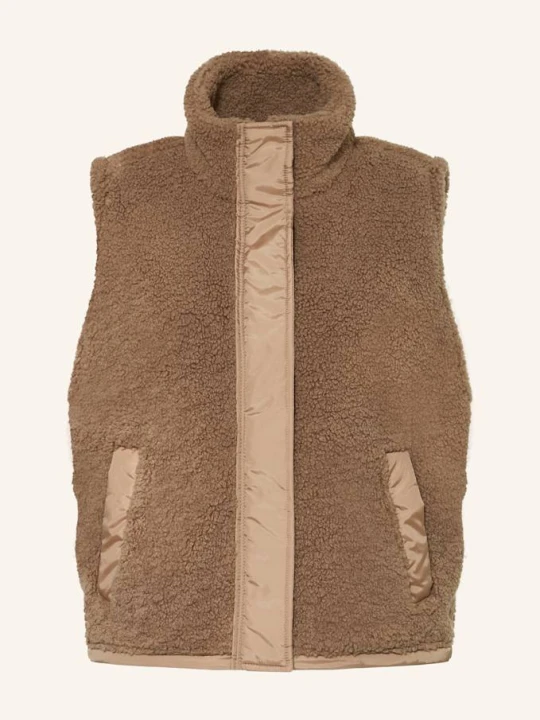 Zdjęcie produktu Samsøe Samsøe Kamizelka Z Pluszowego Materiału beige