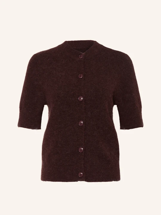 Zdjęcie produktu Samsøe Samsøe Kardigan Sanoura Z Wełną Merino I Alpaką rot CIEMNOCZERWONY