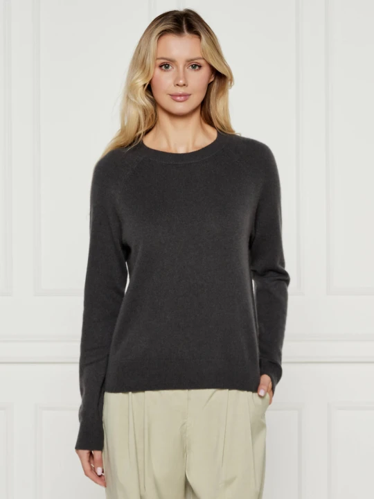 Zdjęcie produktu Samsøe Samsøe Kaszmirowy sweter Boston | Regular Fit czarny