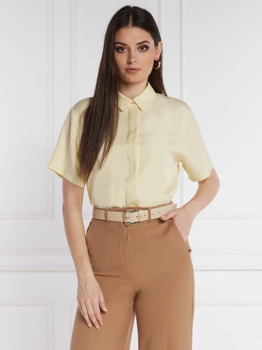 Zdjęcie produktu Samsøe Samsøe Koszula MINA | Relaxed fit żółty