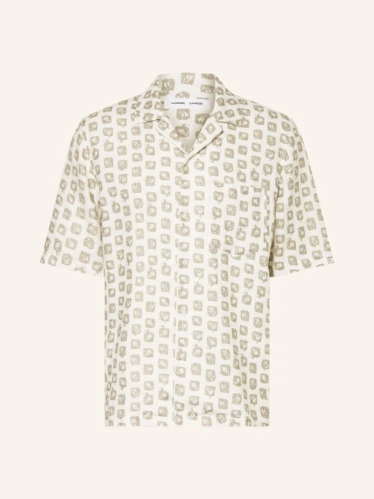 Zdjęcie produktu Samsøe Samsøe Koszula Resortowa Oscar Comfort Fit Z Lnu beige