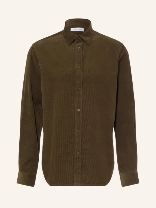 Zdjęcie produktu Samsøe Samsøe Koszula Sztruksowa Saliam Comfort Fit gruen KHAKI