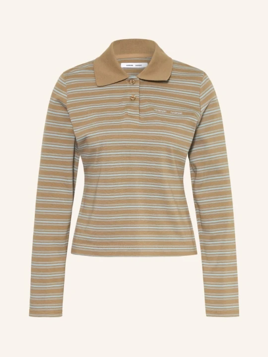 Zdjęcie produktu Samsøe Samsøe Koszulka Polo Z Dżerseju Sadonell beige