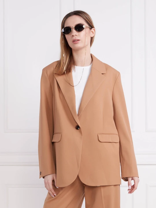 Zdjęcie produktu Samsøe Samsøe Marynarka | Oversize fit beżowy