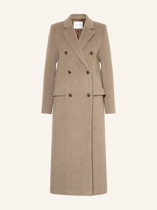 Zdjęcie produktu Samsøe Samsøe Płaszcz Wełniany Falcon beige