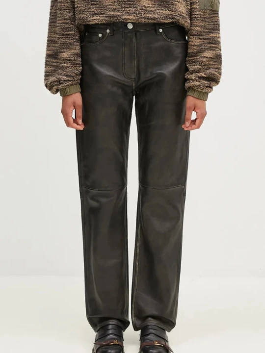 Zdjęcie produktu Samsoe Samsoe spodnie skórzane Salynn Samsøe Samsøe