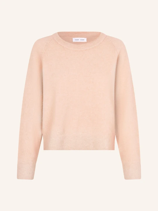 Zdjęcie produktu Samsøe Samsøe Sweter Nor O-N Short Z Dodatkiem Alpaki rosa CIELISTY