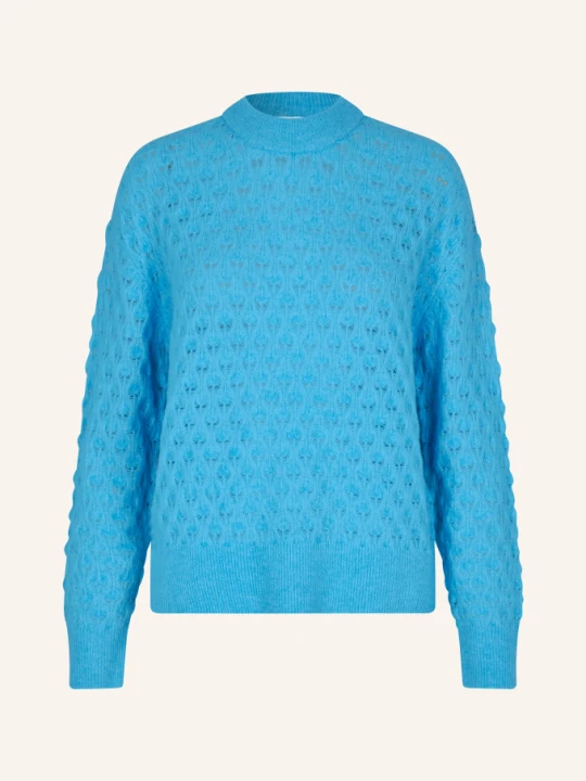 Zdjęcie produktu Samsøe Samsøe Sweter Saanour Z Alpaką blau NIEBIESKI