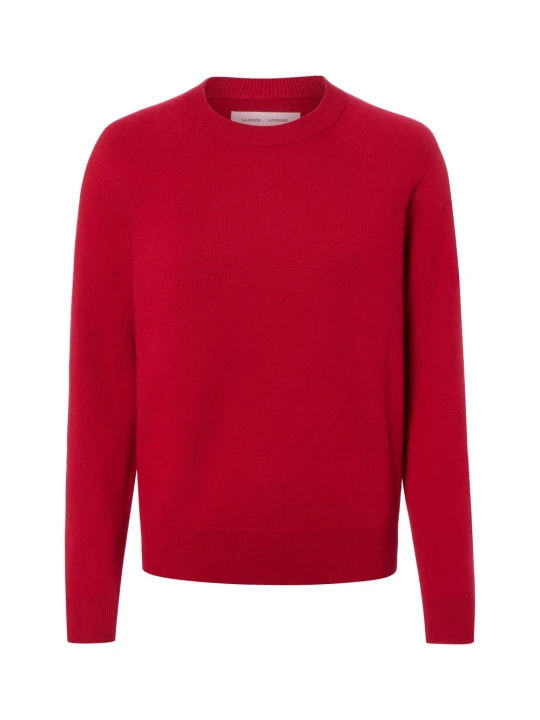 Zdjęcie produktu Samsøe Samsøe sweter z kaszmiru Kobiety Kaszmir (100%) czerwony