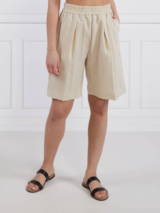 Zdjęcie produktu Samsøe Samsøe Bermudy | Oversize fit kremowy