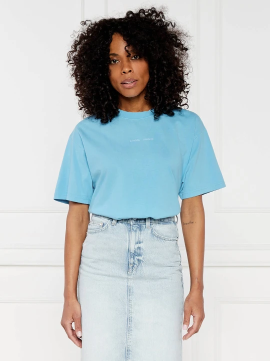Zdjęcie produktu Samsøe Samsøe T-shirt Eira | Loose fit błękitny