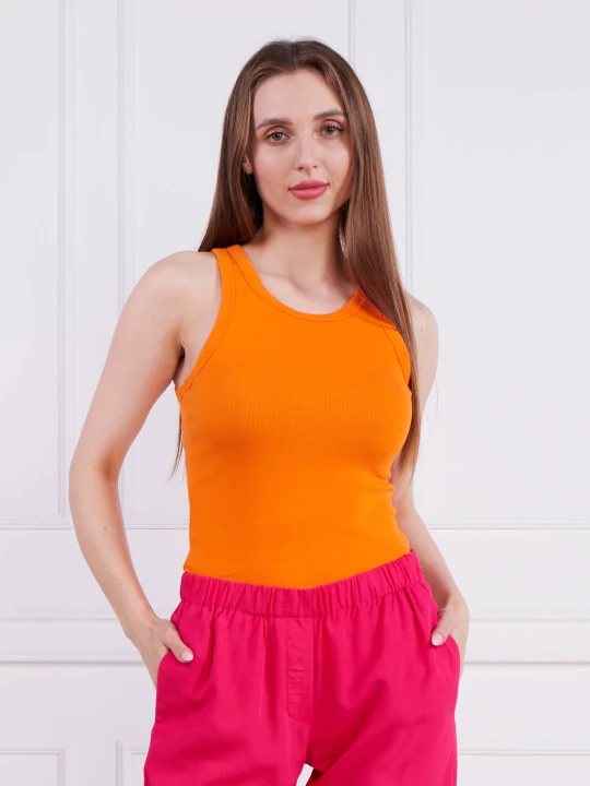 Zdjęcie produktu Samsøe Samsøe Top | Slim Fit pomarańczowy