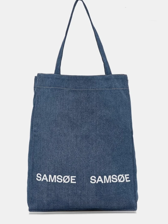 Zdjęcie produktu Samsoe Samsoe torba jeansowa SALUCA Samsøe Samsøe niebieski