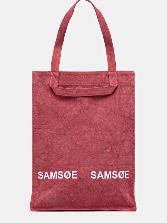Zdjęcie produktu Samsoe Samsoe torebka bawełniana SALUCCA Samsøe Samsøe różowy