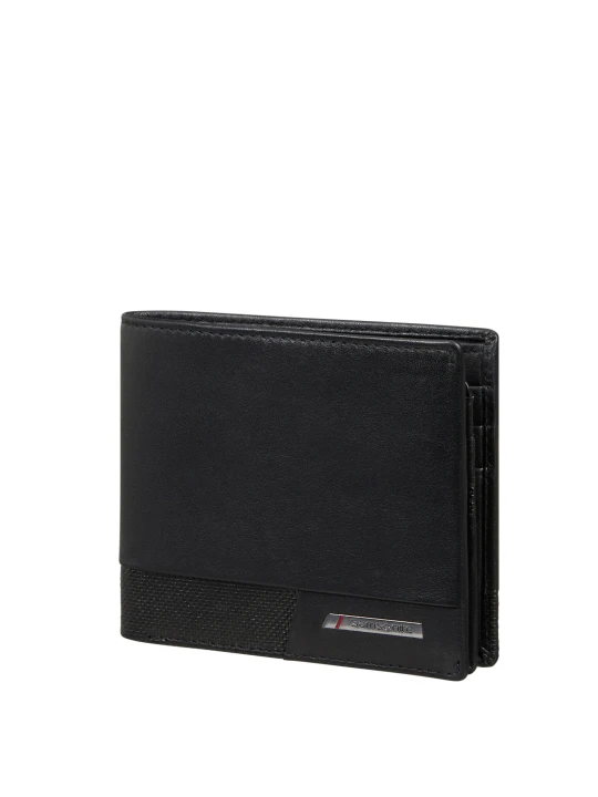 Zdjęcie produktu Samsonite Skórzany portfel PRO-DLX 6 SLG 049 - B S 9CC+VFL+2C+ czarny