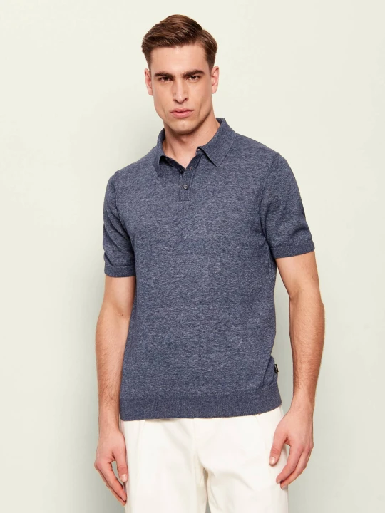 Zdjęcie produktu Sand Copenhagen Polo Rico | Regular Fit niebieski