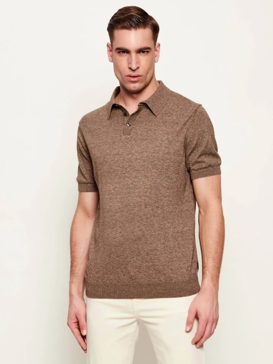 Zdjęcie produktu Sand Copenhagen Polo Rico | Regular Fit brązowy