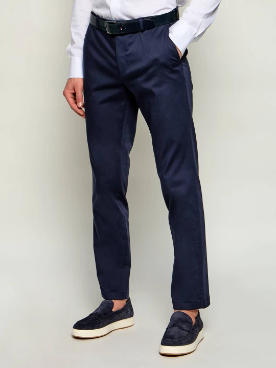Zdjęcie produktu Sand Copenhagen Spodnie chino Craig SS | Slim Fit granatowy