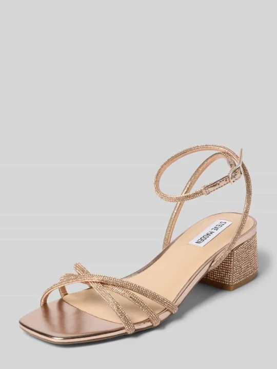 Zdjęcie produktu Sandał na obcasie z ozdobnymi kamieniami model 'Cerena' Steve Madden