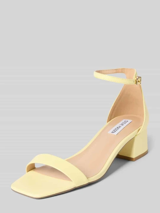 Zdjęcie produktu Sandał skórzany na słupku model 'Gena' Steve Madden Żółty