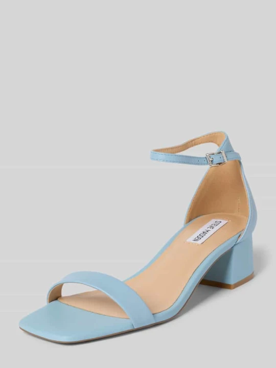 Zdjęcie produktu Sandał skórzany na słupku model 'Gena' Steve Madden Jasnoniebieski