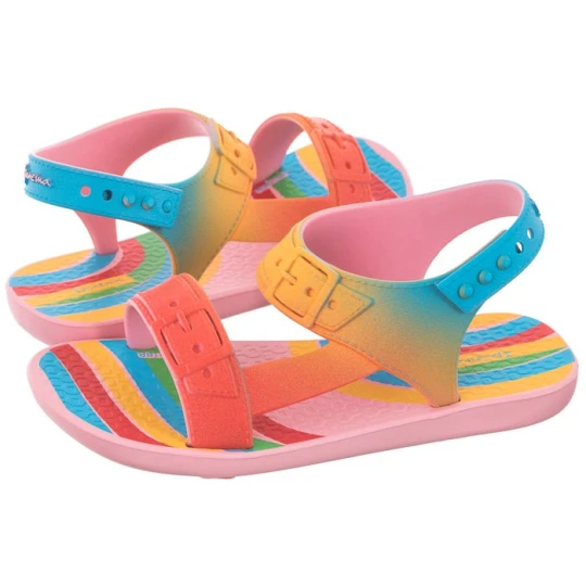 Zdjęcie produktu Sandałki Brincar Papete Baby 26763 / 25207 Pink / Red / Yellow (IP49-b) Ipanema