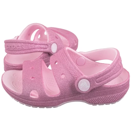 Zdjęcie produktu Sandałki Classic Crosc Glitter Sandal Pink Milk 207983-6ZW (CR346-a) Crocs