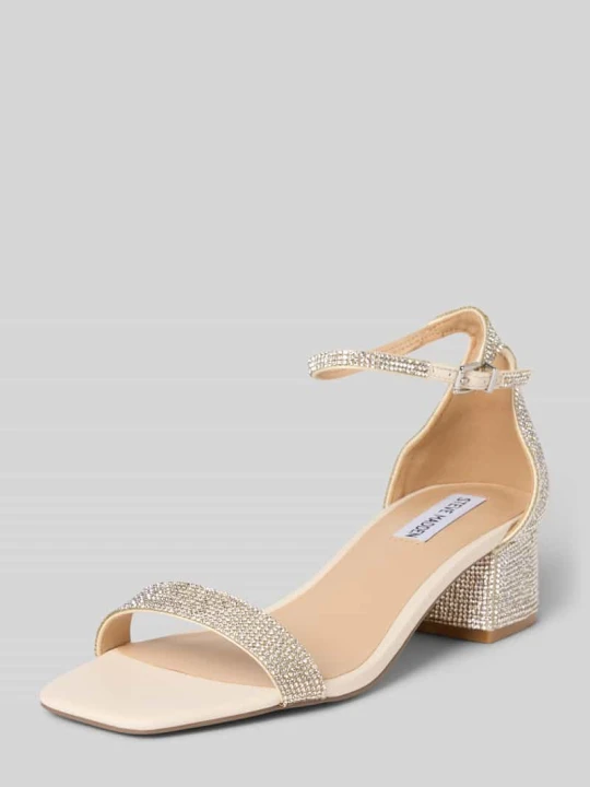 Zdjęcie produktu Sandałki z Obszycie z kamieni stras Model 'Gena' Steve Madden Écru