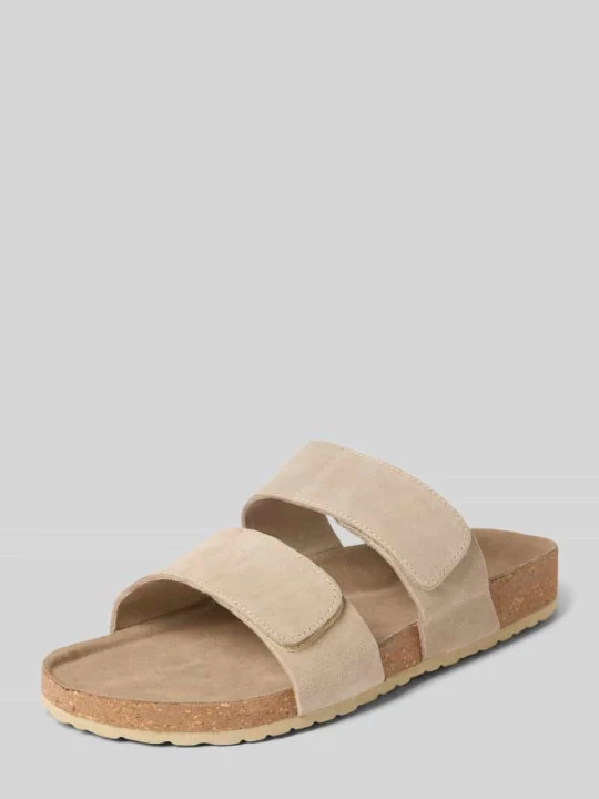 Zdjęcie produktu Sandałki ze skóry cielęcej model 'MALTA' Jack&Jones Beżowy