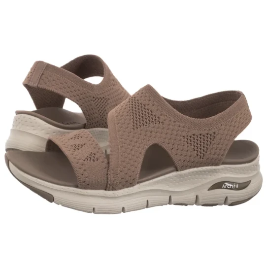 Zdjęcie produktu Sandały Arch Fit - Brightest Day Mocha 119458 / MOC (SK232-b) Skechers