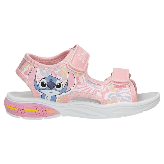 Zdjęcie produktu Różowe sandały dziewczęce stitch ze swiecaca podeszwa Bartek 89007-15