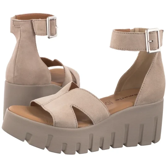 Zdjęcie produktu Sandały Beżowe 1-28701-46 341 Taupe (TM593-a) Tamaris