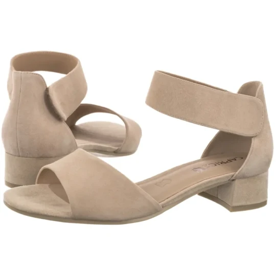 Zdjęcie produktu Sandały Beżowe 9-28212-42 405 Beige Suede (CP436-b) Caprice