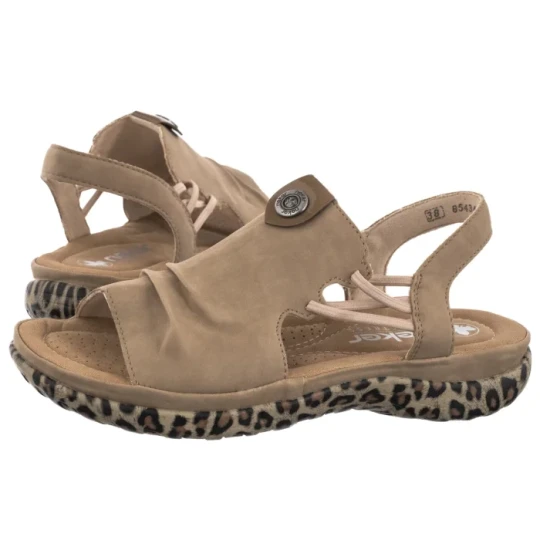 Zdjęcie produktu Sandały Brązowe 64871-20 Brown (RI390-a) Rieker