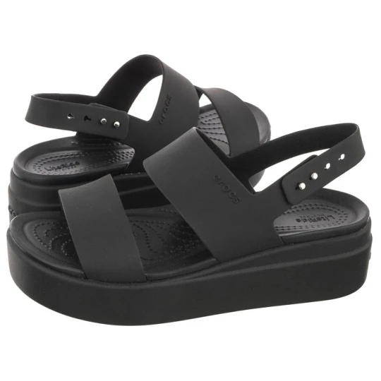 Zdjęcie produktu Sandały Brooklyn Low Wedge W Black 206453-060 (CR199-d) Crocs
