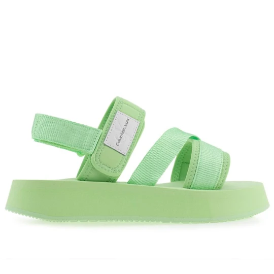 Zdjęcie produktu Sandały Calvin Klein Prefresato Sandal Badge YW0YW00967-0H9 - zielone