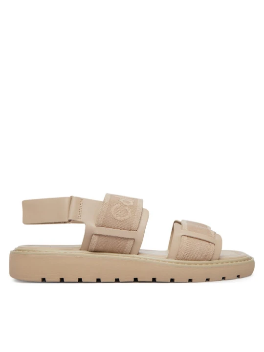 Zdjęcie produktu Sandały Calvin Klein Sq Molded Sandal Webb HW0HW02872 Beżowy
