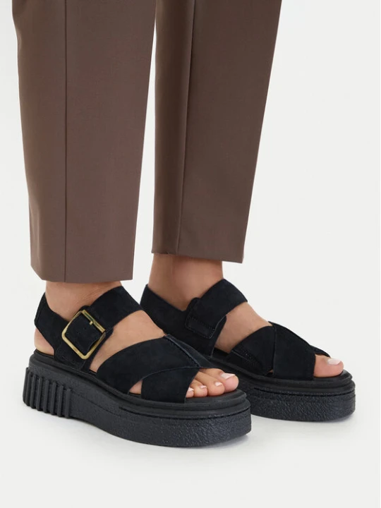 Zdjęcie produktu Sandały Clarks Evamar Wish 26181199 Czarny