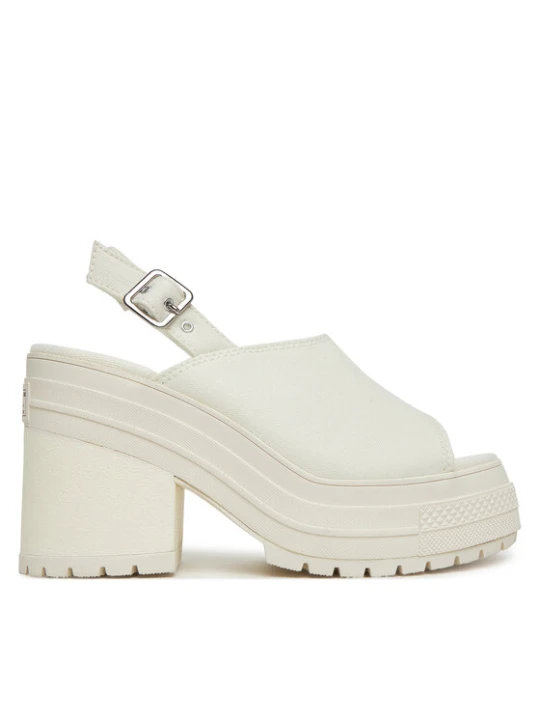 Zdjęcie produktu Sandały Converse Chuck 70 De Luxe Heel Sandal Platform A13796C Écru Kremowy