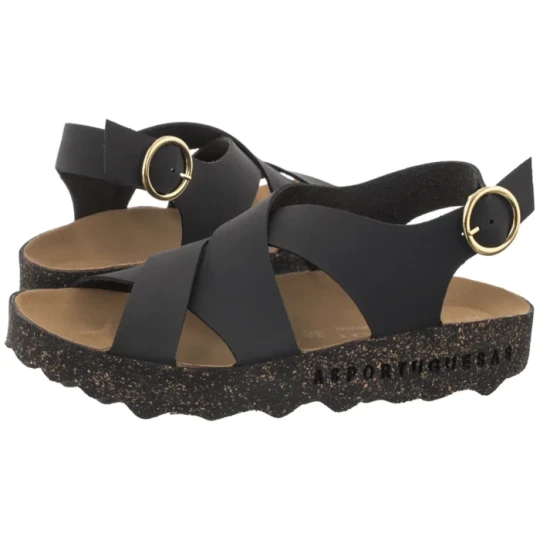 Zdjęcie produktu Sandały Cusk L Eco Nubuck Black P018278000 (AP17-b) Asportuguesas